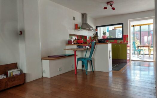 Nantes Zola : maison de qualité et lumineuse de 3ch. + bureau, jardin et terrasse